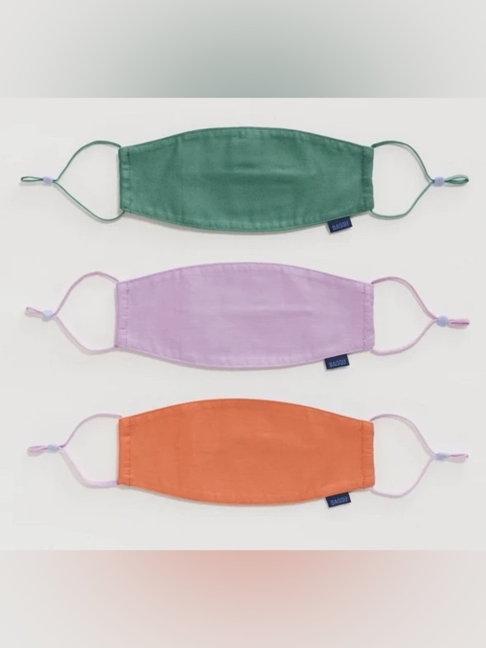 SEALED Baggu Fabric Cotton Mask Loop 3 Set